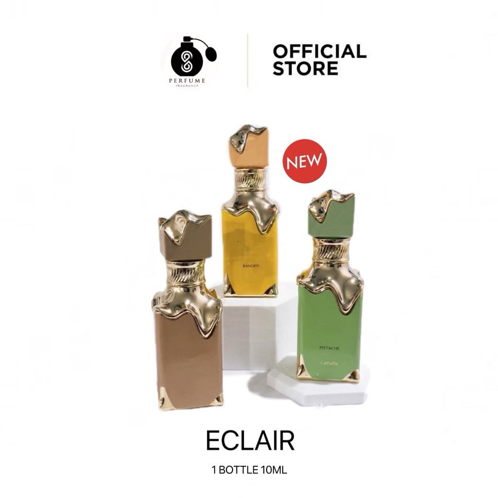 [3กลิ่น] น้ำหอม Lattafa Eclaire - Eclair Pistachio Banoffi 10ml