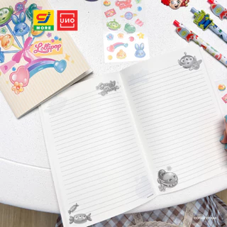 UNO สมุดริมด้าย A5 + สติกเกอร์ Toy Story ลิขสิทธิ์แท้