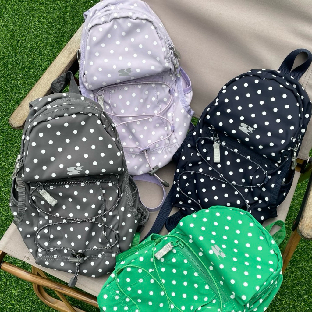 ꒰ pre-order ꒱ Crying Center backpack polkadot 🎀 กระเป๋าเป้สะพายหลังลายจุด polkadot
