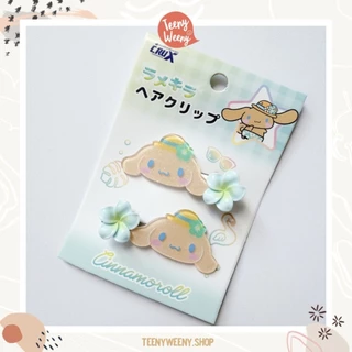 กิ๊บซานริโอ้ รุ่นชบาสีแทน Sanrio Hair Clips
