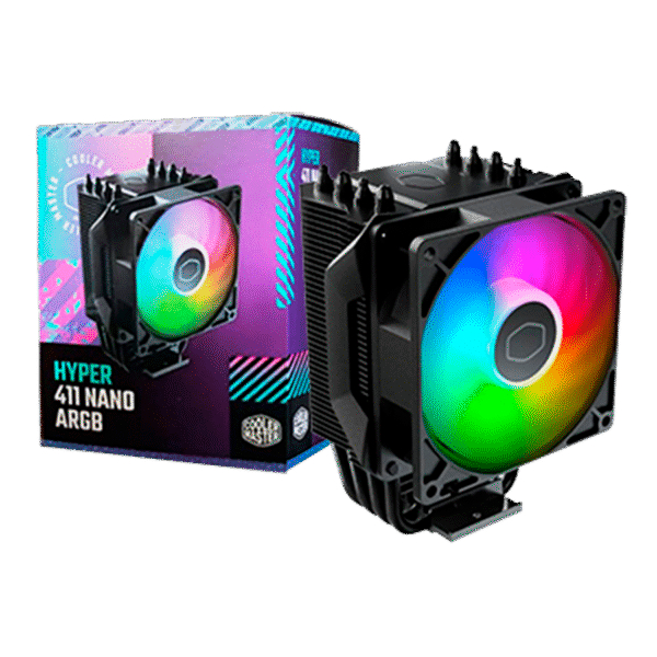 COOLER MASTER Hyper 411 Nano ARGB CPU AIR COOLER