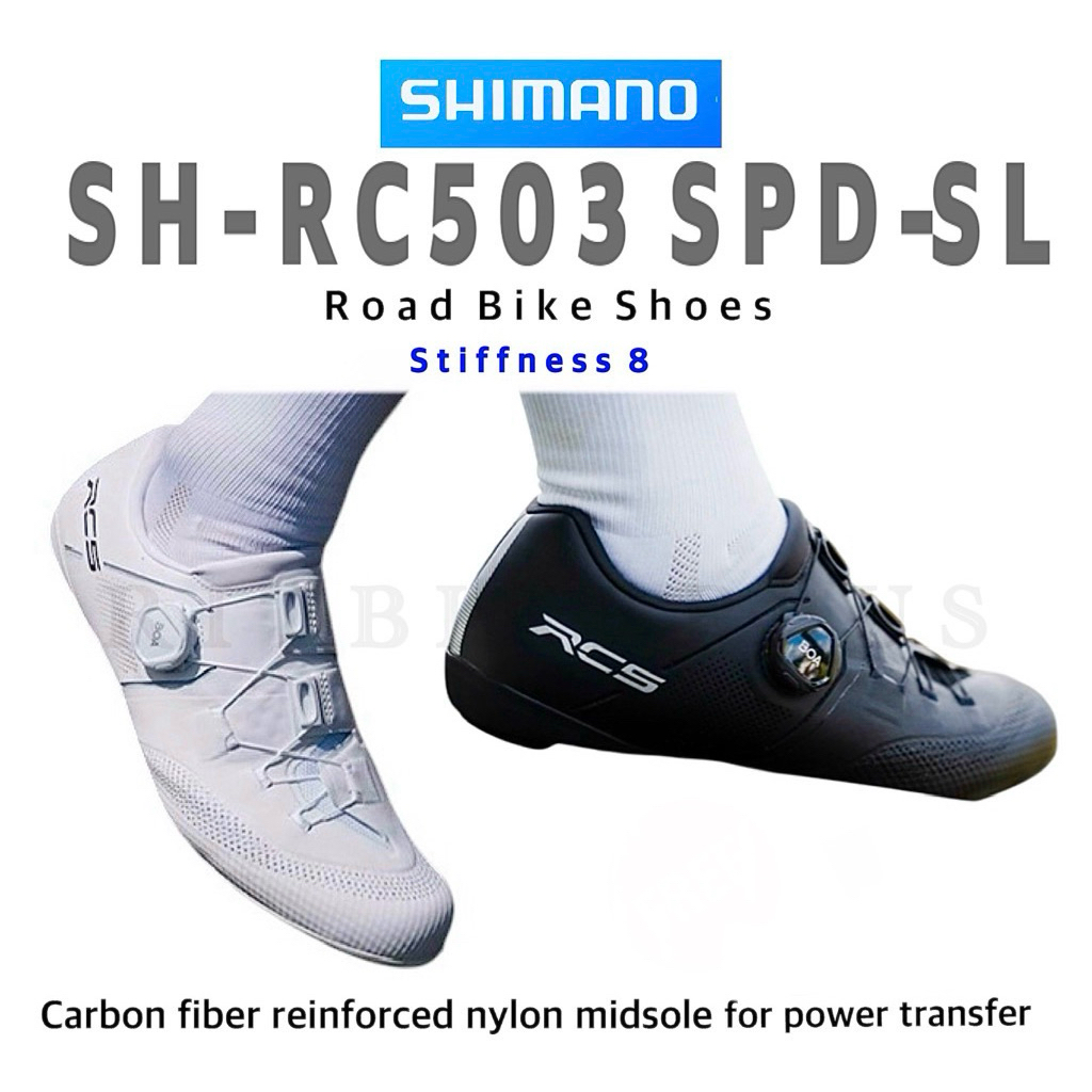รองเท้าเสือหมอบ SHIMANO รุ่น RC503 พื้นคาร์บอน ระบบ BOA L6C รุ่นใหม่ล่าสุดจาก ShimanoNEW2025