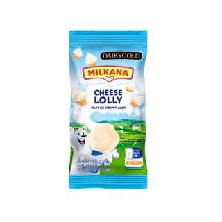 (ซื้อ 2 ลด 50%) DAIRYGOLD MILKANA แดรี่โกลด์ มิลคานา ชีส โลลี มิลค์กี้ ไอศกรีม (ยกกล่อง 6 ชิ้น)