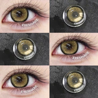 {COD}-Diamond-100°-600° สีเทาคอนแทคเลนส์สายตาสั้นน่ารักตาโต 14.5 มม.คอนแทคเลนส์สีสำหรับหนึ่งปีจัดส่งฟรี