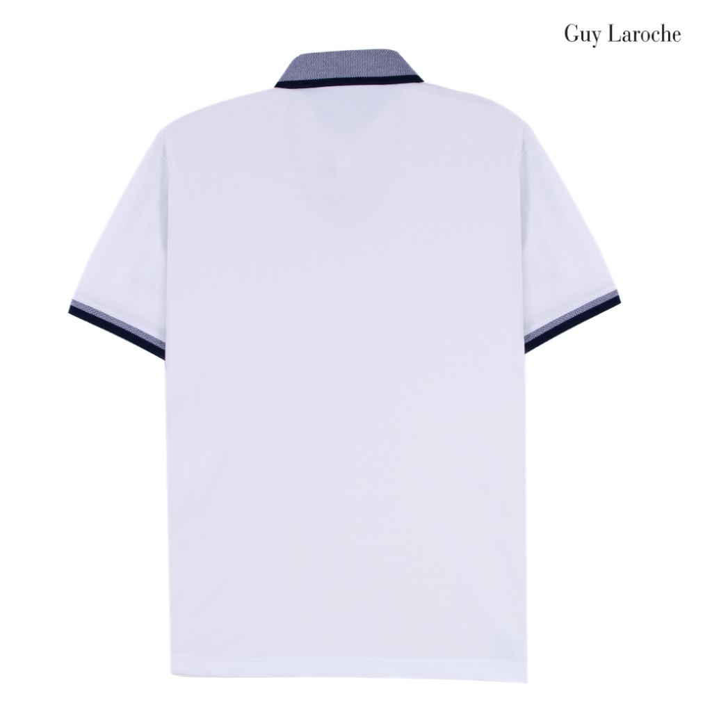 Guy Laroche قميص بولو Extra Fit — أبيض — صورة 4