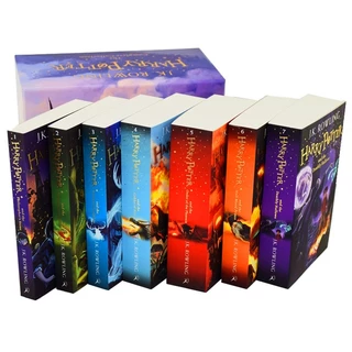 8 Books Harry Potter Book Set Story Reading Fantasy Novel for Kids Young Adults Educational Magical English Books