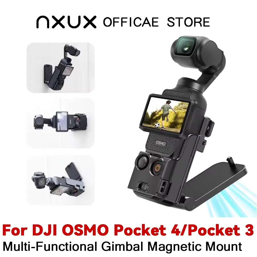 ติดตั้งแม่เหล็ก สําหรับ  DJI Osmo Pocket 4 3 ยืนปล่อยอย่างรวดเร็วติดตั้งอุปกรณ์เสริมกล้อง Gimbal มัลติฟังก์ชั่น