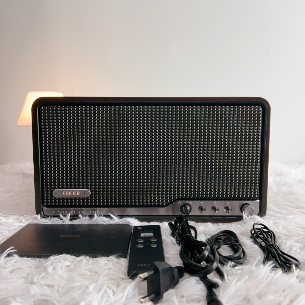 EDIFIER S300 Black Walnut มือ2 S994 ลำโพง Hi-Fi Bluetooth HD Active Bookshelf Speaker รับประกัน 3 เด