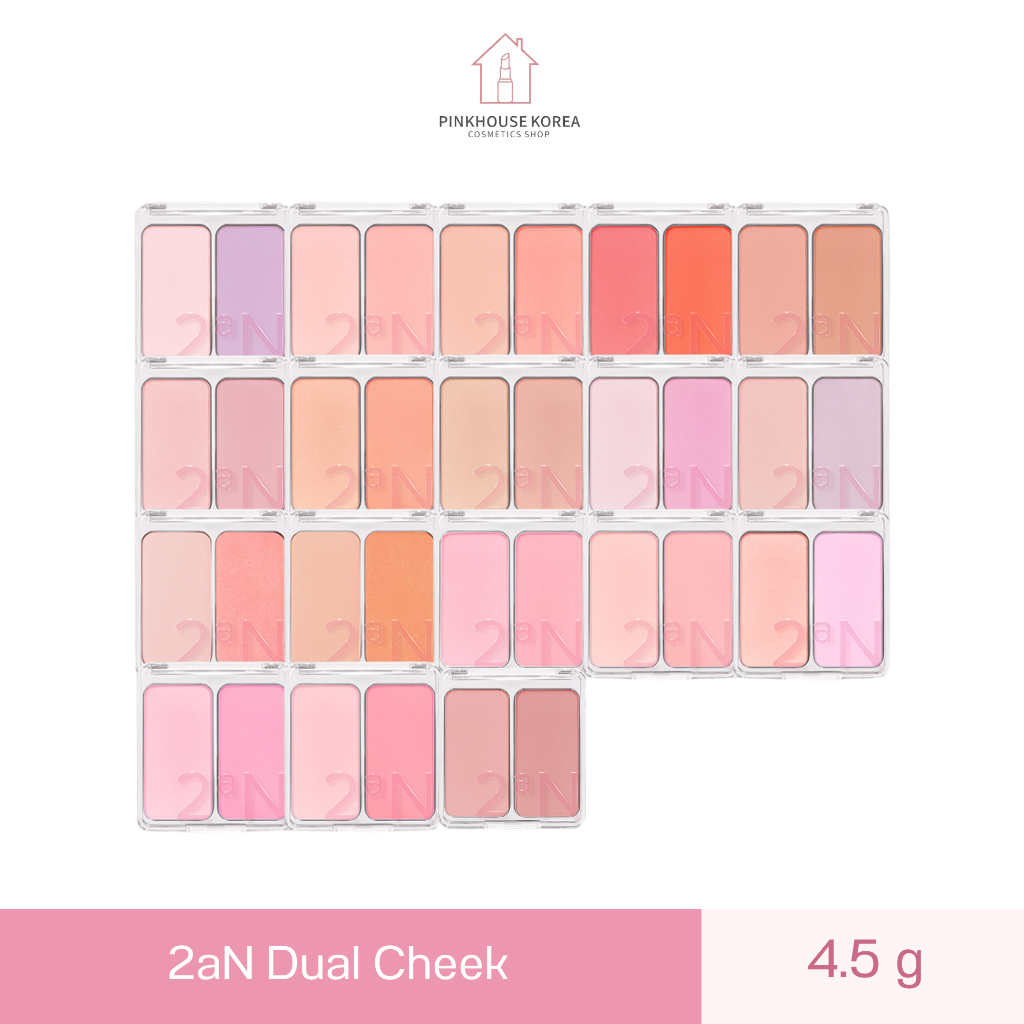 ส่งฟรี 2aN Dual Cheek 4.5 กรัม ทูเอเอ็น บลัชออนทูโทน ทูอินวัน