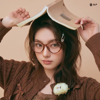 ALP Kitty แว่นสายตาสั้น ค่าสายตา -50 ถึง -400 และค่าสายตาปกติ ทรงตาแมว ขานิ่ม น้ำหนักเบา ALP-BB0145