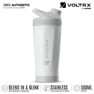 [พร้อมส่ง!] VOLTRX แก้วเชคโปรตีน ปั่นไฟฟ้า Stainless Steel Shaker ขนาด 500ML รุ่น CHILLMIX