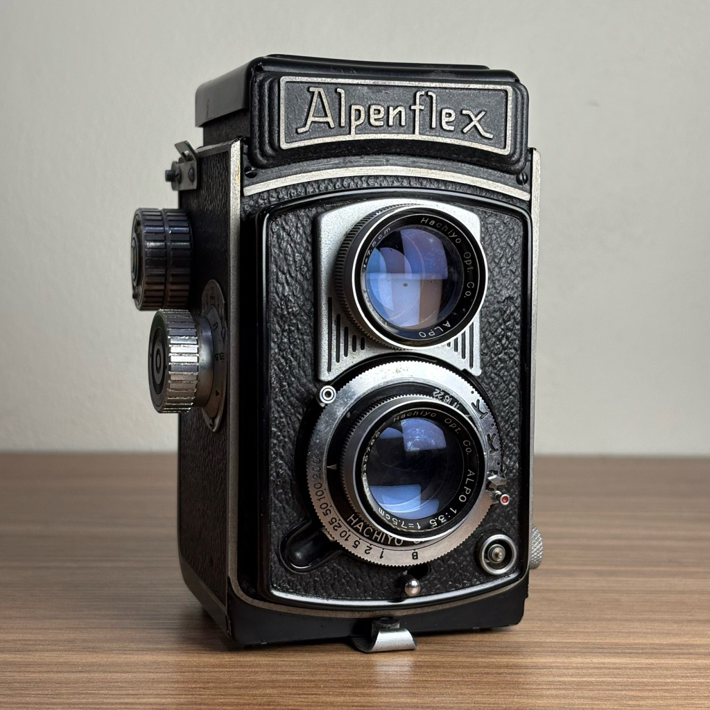 [มีภาพตัวอย่าง] Alpenflex Medium Format TLR (กล้องฟิล์มทวินเลนส์)