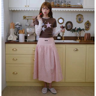 !NEW BABY DAISYY MIDI LONG SKIRT! กระโปรงยาวซิปข้าง* (อ่านรายละเอียดก่อนสั่งซื้อค่ะ)