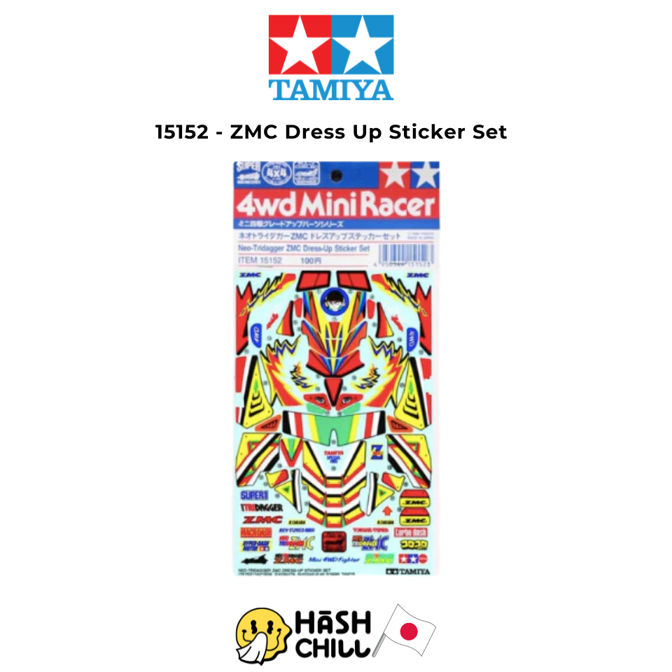 Tamiya 15152 - ZMC Dress Up Sticker Set