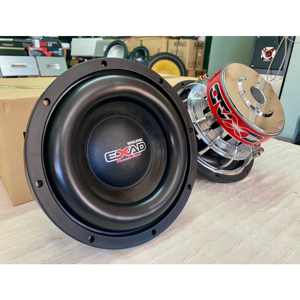 EXAD รุ่น WHOLESALE 10”/180OZ.วอยร์คู่ วอยร์4โอมส์ 1200W. แนว SQL ลึกหนักกระแทกดี ราคาข้างละ