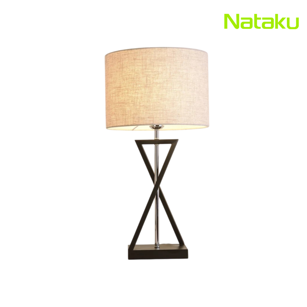 โคมไฟข้างเตียง โคมไฟทำงาน Bedside lamp โคมไฟตั้งโต๊ะวินเทจ ตกแต่งห้องนอน ห้องนั่งเล่น Simple_office