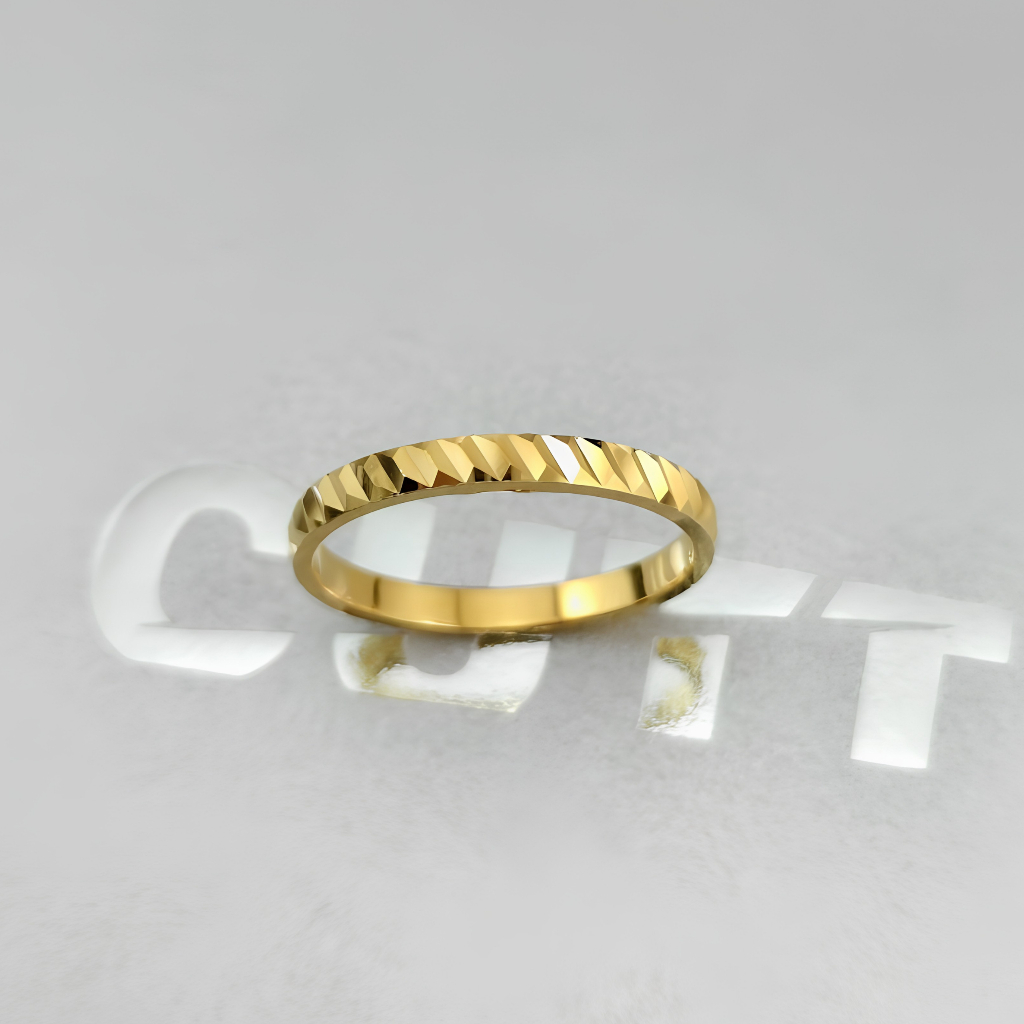 CUTT - แหวนคอลเลคชั่น Aswan รุ่น Slim แหวนเงินที่ผลิตด้วยเทคโนโลยี CNC คม ชัด สวยทุกองศา