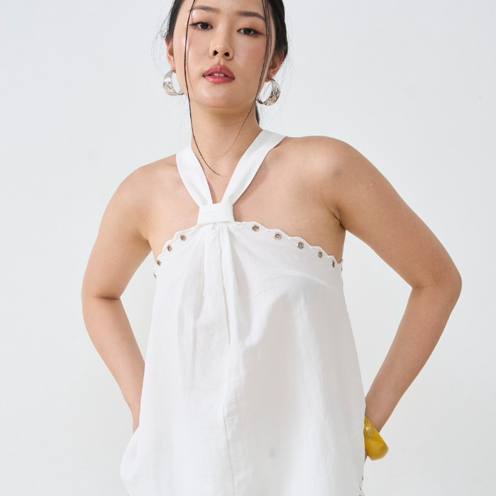 Hardware Halter Top by MAMIL