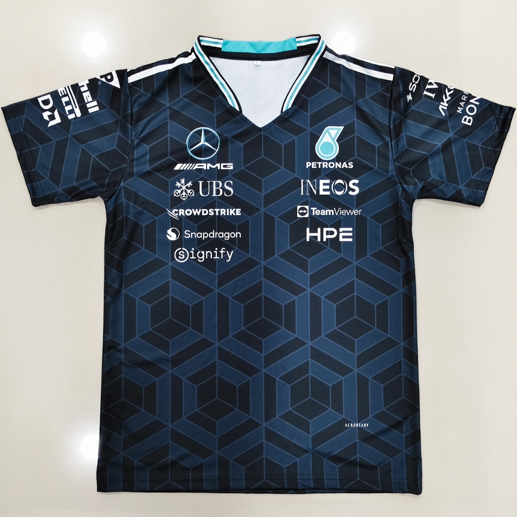 เสื้อ F1 เสื้อโปโลฟอร์มูล่าวัน ทีม เฟอร์รารี่ #FM0184 พิมพ์ทั้งตัว ไซส์ S-5XL