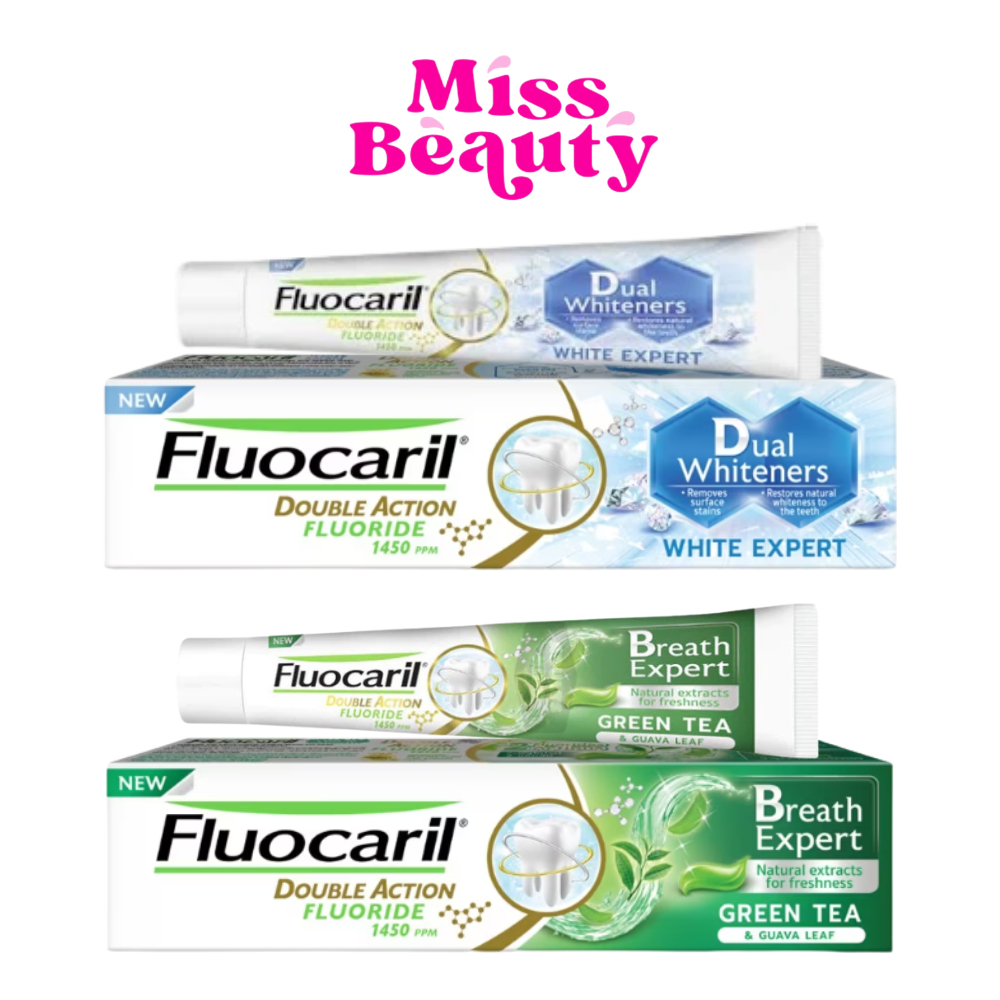 (หลอด) Fluocaril Toothpaste (White Expert / Breath Expert) ฟลูโอคารีล ยาสีฟัน 150 กรัม