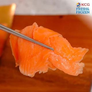 (ส่งรถเย็น) KCG แซลมอนรมควัน Smoked Salmon 100g แซลมอนรมควันเย็น