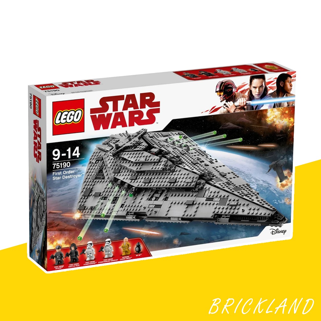 LEGO Star Wars 75190 First Order Star Destroyer ของแท้ 100% พร้อมส่ง