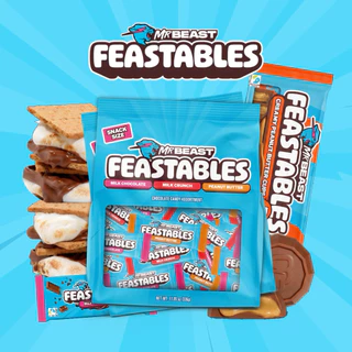 FEASTABLES 🍫 สูตรใหม่ล่าสุด 2026 ช็อกโกแลตมิสเตอร์บีส พร้อมส่งครบรส Mr Beast Feastables Chocolate