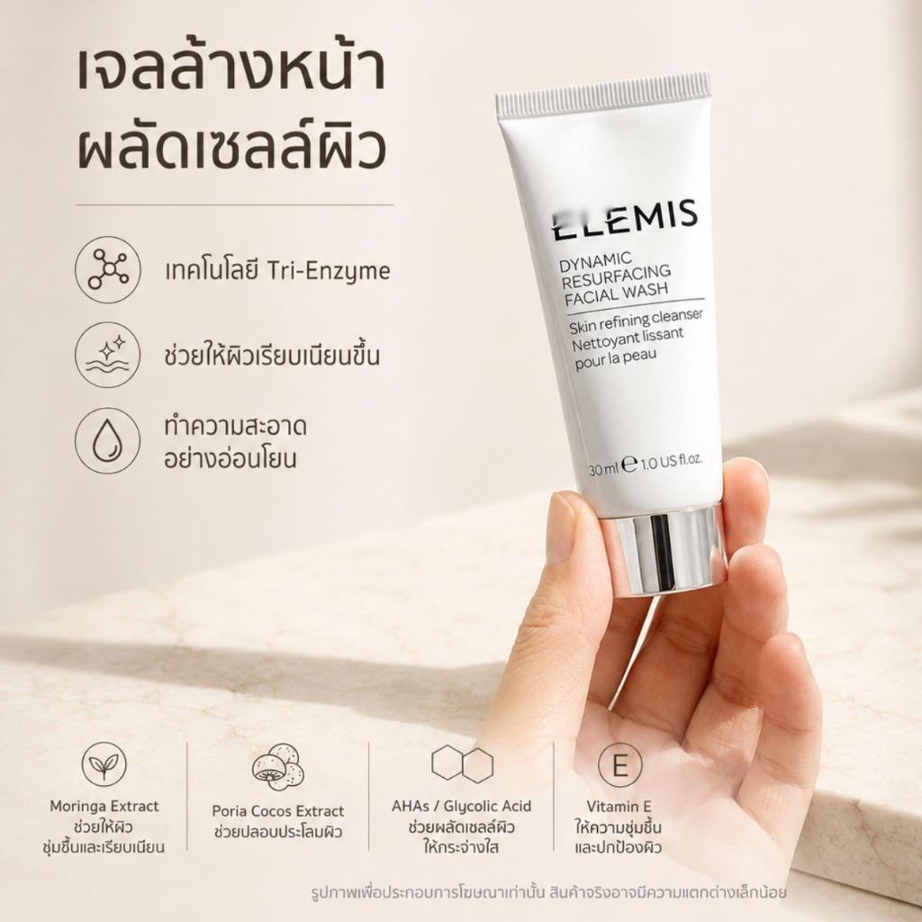 (แท้ / ป้ายไทย) Dynamic Resurfacing Facial Wash 30ml เจลล้างหน้าที่ช่วยผลัดเซลล์ผิวอย่างอ่อนโยน