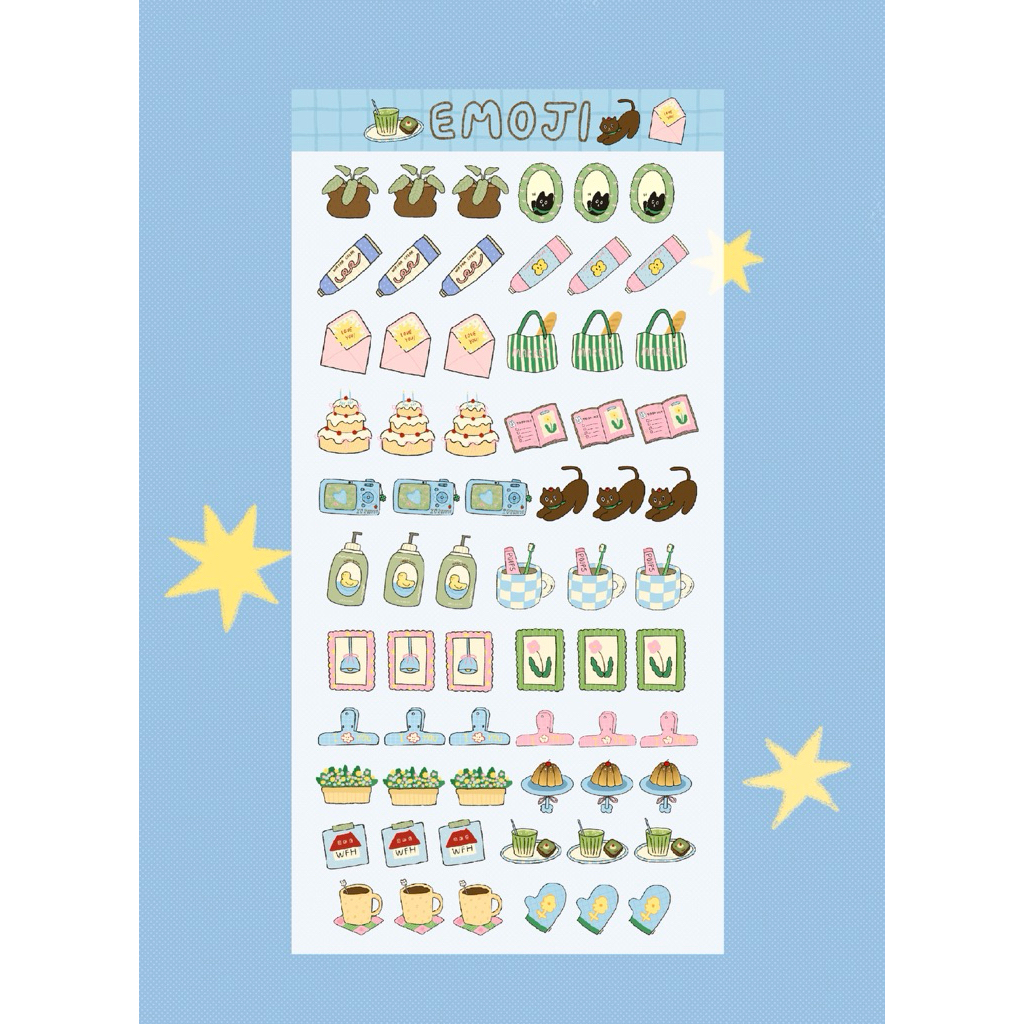 emoji sticker🌟 กันน้ำ