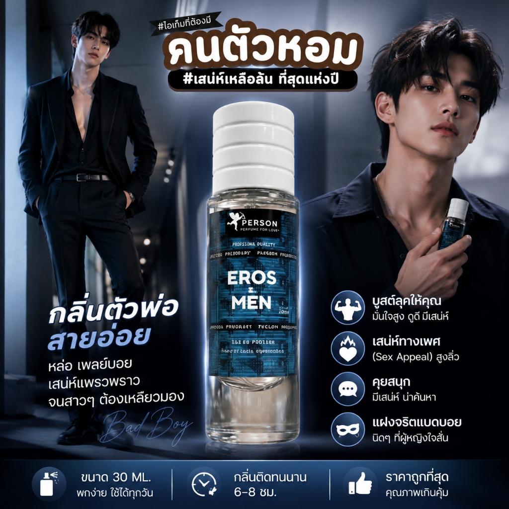 เวอซา อีลอส - บลูเมน - ซีซี 30 ml. ขวด UFO น้ำหอมคนตัวหอม