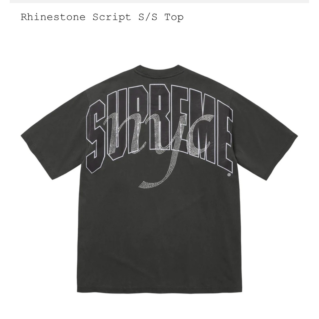 Supreme Rhinestone Script สินค้าพร้อมส่งในไทยของแท้shop jp