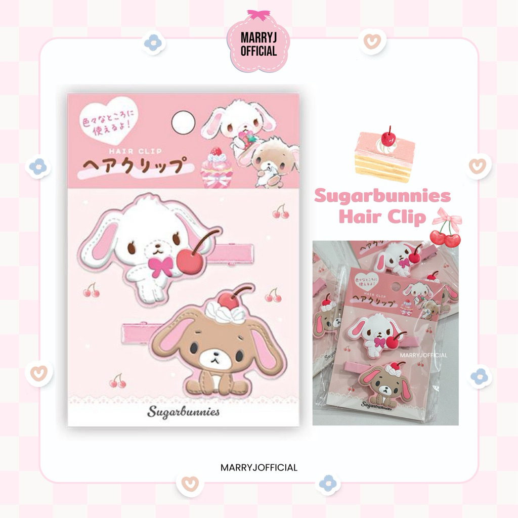 (แท้/พร้อมส่ง💗) กิ๊บชูการ์บันนี่ Sugarbunnies Hair Clip