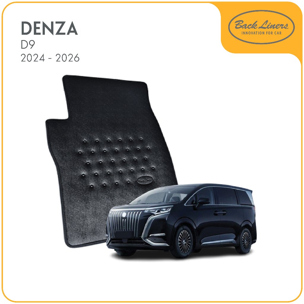 [Back Liners] DENZA พรมปูพื้นรถยนต์เข้ารูป DENZA D9 2024 - 2026