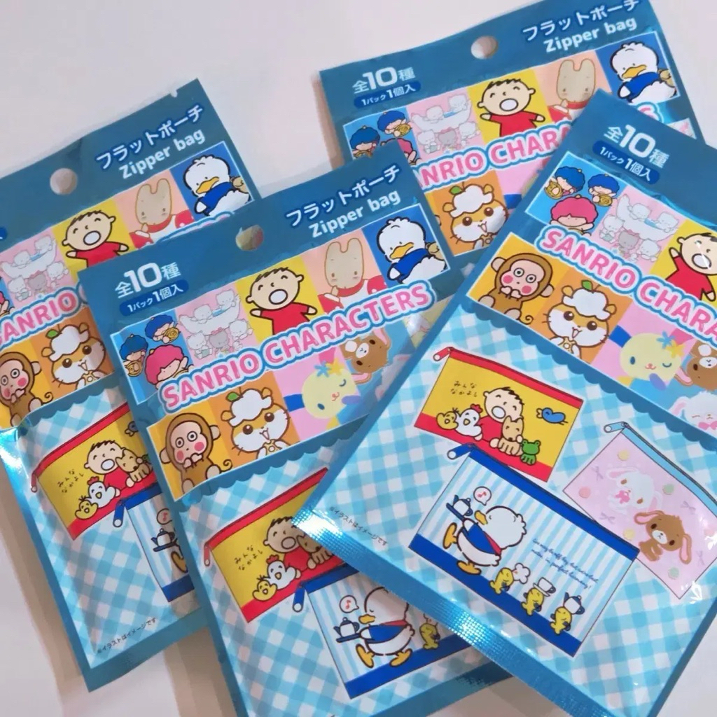 ส่งด่วน Sanrio ซองสุ่ม ถุงผ้า/กระเป๋าซิป ของแท้ นำเข้าจากญี่ปุ่น