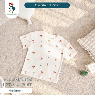 (ส่งด่วน) Charles x Snow Owl เสื้อโอเวอร์ไซส์ (Oversized T-Shirt)
