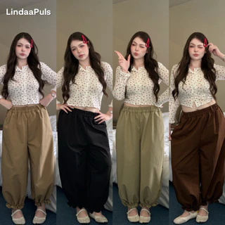 LindaaPlus--𝐆𝐞𝐧𝐢𝐞 𝐩𝐚𝐧𝐭𝐬 ʚɞ กางเกงขาแปดส่วนทรงจินนี่สาวอวบอ้วน ผ้าคอตตอนแท้กึ่งยีนส์ ผ้าเนื้อดี ใส่สบาย สะโพกใหญ่สะใจมาก