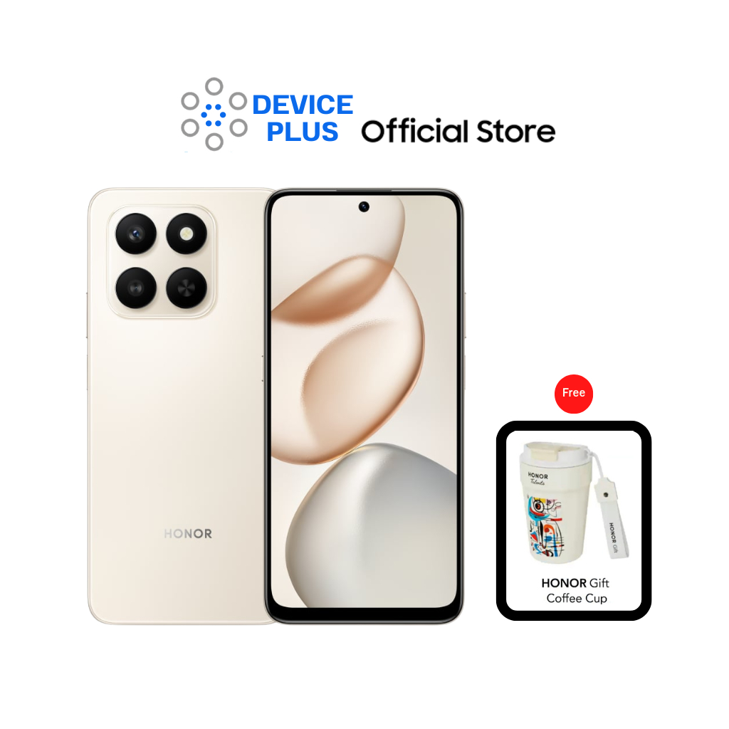 Honor X7d 5G (8/256) แถมฟรี Honor Gift Coffee Cup ประกันศูนย์ 1 ปี [หน้าจอ6.77 นิ้ว แบต6500mAh]