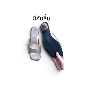 Style shoes รุ่น Sherlyn รองเท้าติดหรูหน้าสวมส้นแม็กซี่