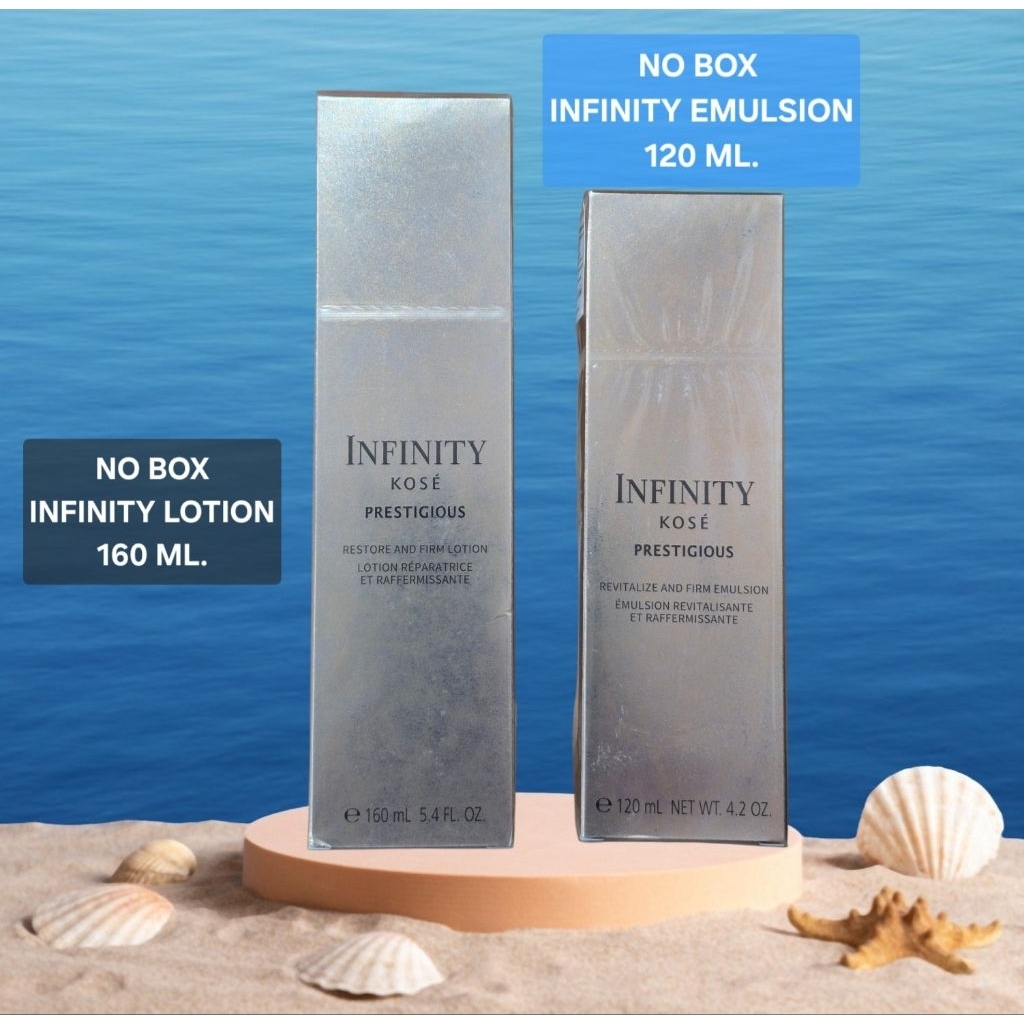 Kose Infinity Prestigious Restore and Firm Lotion 160 ml. + Revitalize and Firm Emulsion 120 ml.