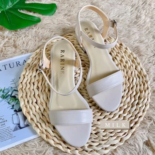 Rarin [ Violet ] 36 - 41 รองเท้ารัดส้น 1 นิ้ว หนังนิ่ม ใส่สบาย เดินได้ทั้งวัน **ไซส์ปกติ เท้าอวบ/อูม บวกเพิ่ม**