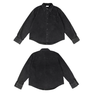Classy Club - เสื้อเชิ้ต ยีนส์ รุ่น Tail Wag Denim Shirt - Classy Friends Furreal Col.