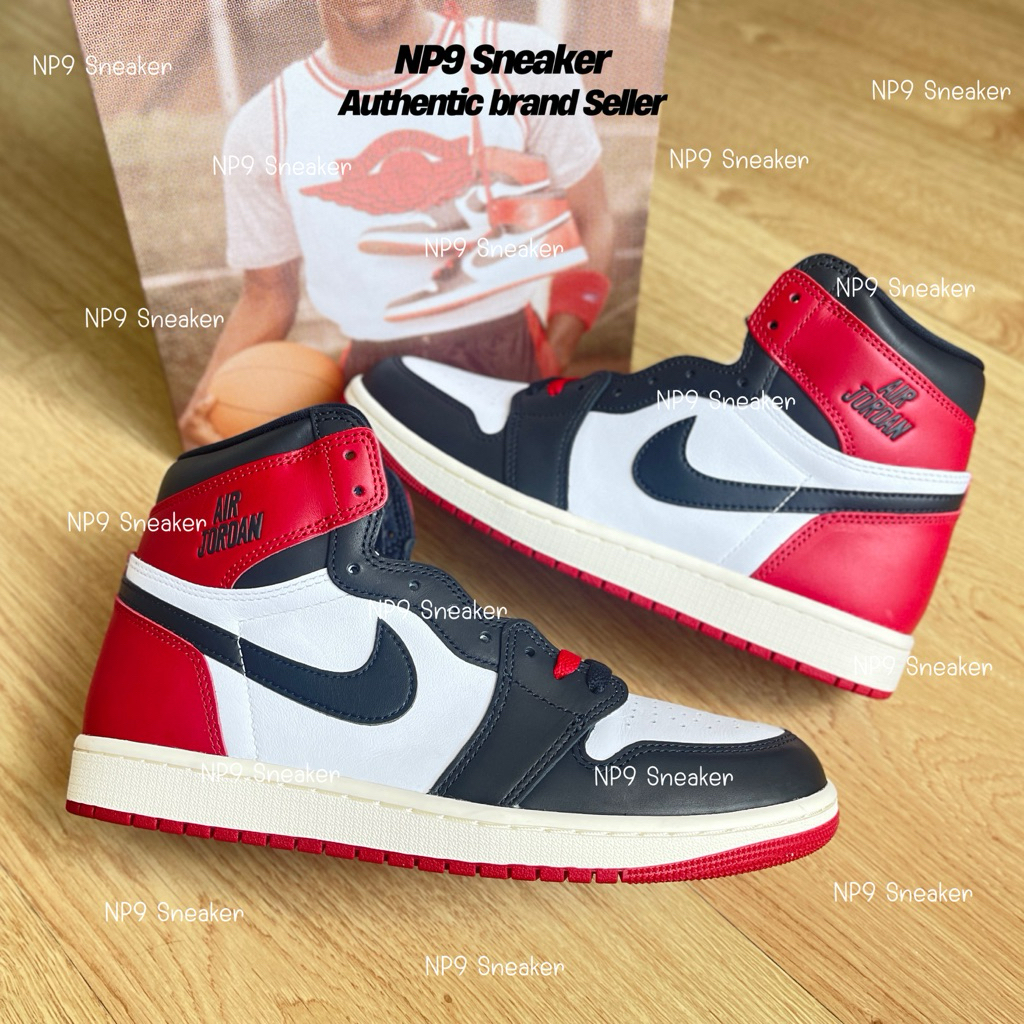 Air Jordan 1 Retro High OG Black Toe Reimagined / Dz5485-106 ไนกี้ รองเท้าผู้ชาย