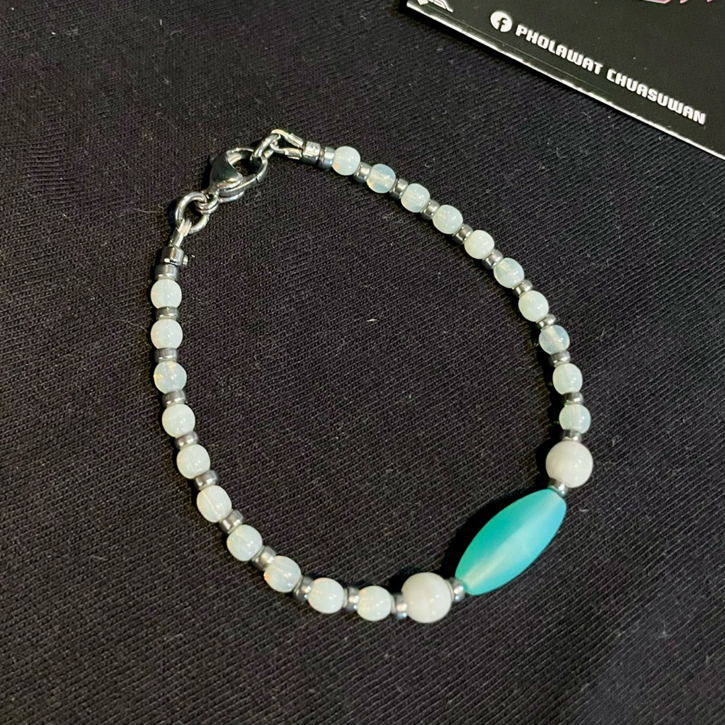 “ABSOLUTE” สร้อยข้อมือแก้วยูเรเนียม-Uranium glass bracelet
