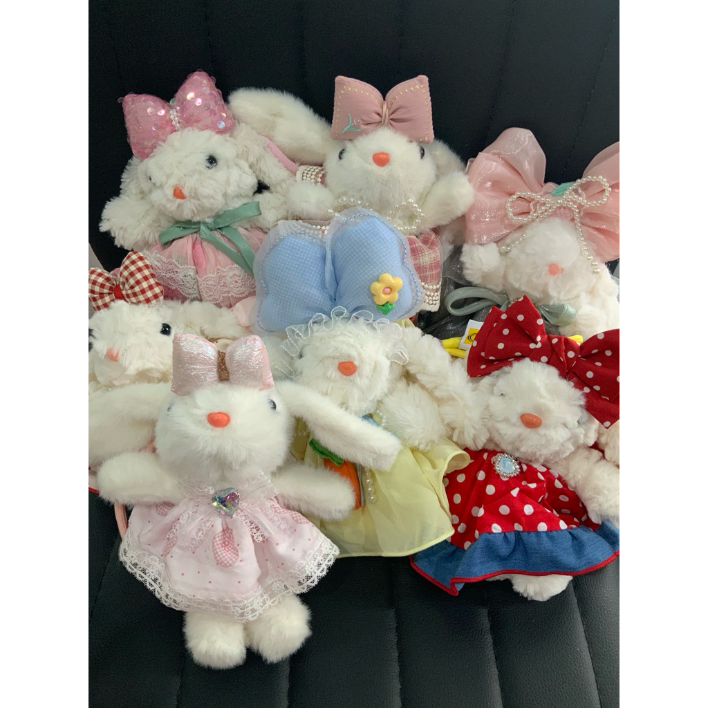 ราคาพิเศษ Bunny พวงกุญแจ ตุ๊กตากระต่ายน้อย ตัวนิ่มน่ากอด