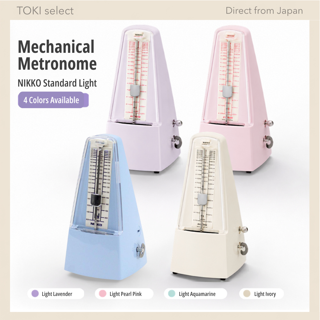 NIKKO Standard Light Mechanical Metronome 4 Colors for Music Practice