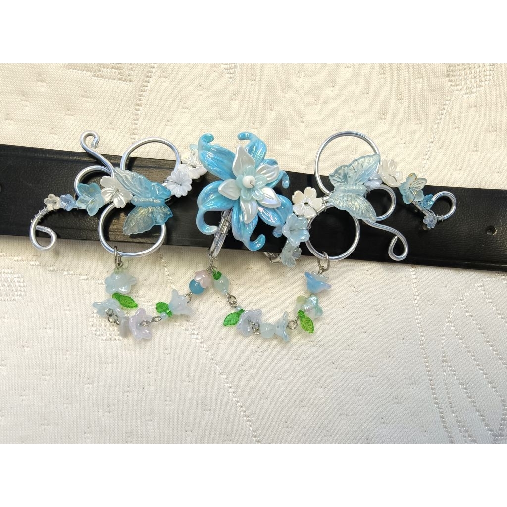 ที่รัดเข็มขัดลวดดัด Fairy Garden Belt Charm