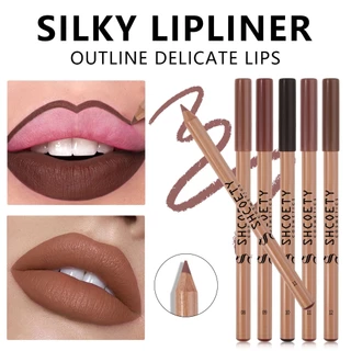 พร้อมส่ง SHCOETY NUDE LIPLINER ลิปไลน์เนอร์สีนู้ด เนื้อแมตต์ ติดทนนาน เซ็ท 12 ชิ้น NATURAL LIP KIT ดินสอเขียนขอบปาก
