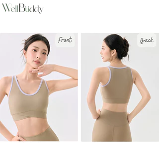 WellBuddy - สปอร์ตบราออกกำลังกาย + เลกกิ้ง เซตเสื้อผ้าออกกำลังกายผู้หญิง (Lumi Sport Bra & Leggings Set)