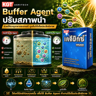 KGT เคจีมิกซ์ 1กก. ธาตุอาหารรองและธาตุอาหารเสริมเข้มข้น 8 ชนิด พร้อม Buffer Agent ช่วยปรับสภาพน้ำ