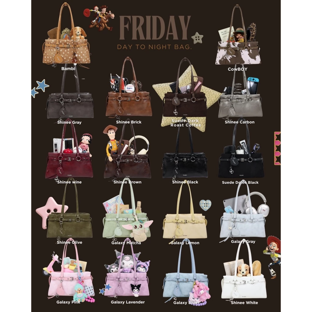8anglesshop- กระเป๋า Friday พร้อมส่ง 🧤🍒 size 12.5 นิ้ว ใส่IPADได้ #กระเป๋าbelt #กระเป๋าสะพายไหล่ 8angles E002